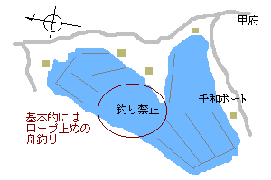 千代田湖ポイントmap