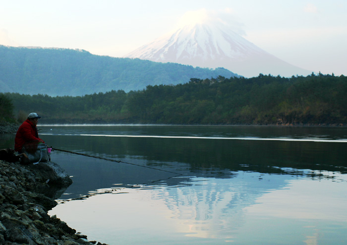 西湖 へら鮒釣り