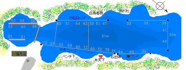 震生湖へらぶなmap