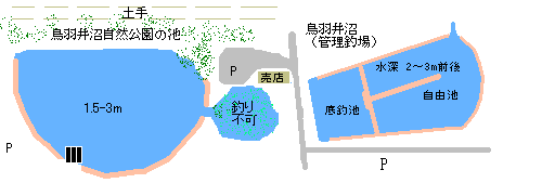 鳥羽井沼map