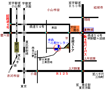 吉森へら鮒センター　アクセスmap