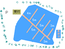 三川フィッシュパークへらぶなmap
